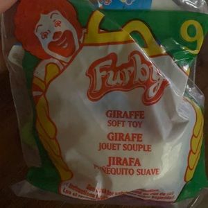McDonald’s giraffe print Furby toy